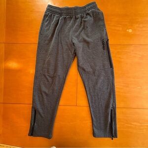 And I light grey M track running athletic pants